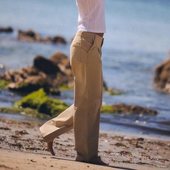 Zara Denim - Zara FULL LENGTH STRAIGHT LEG PANTS